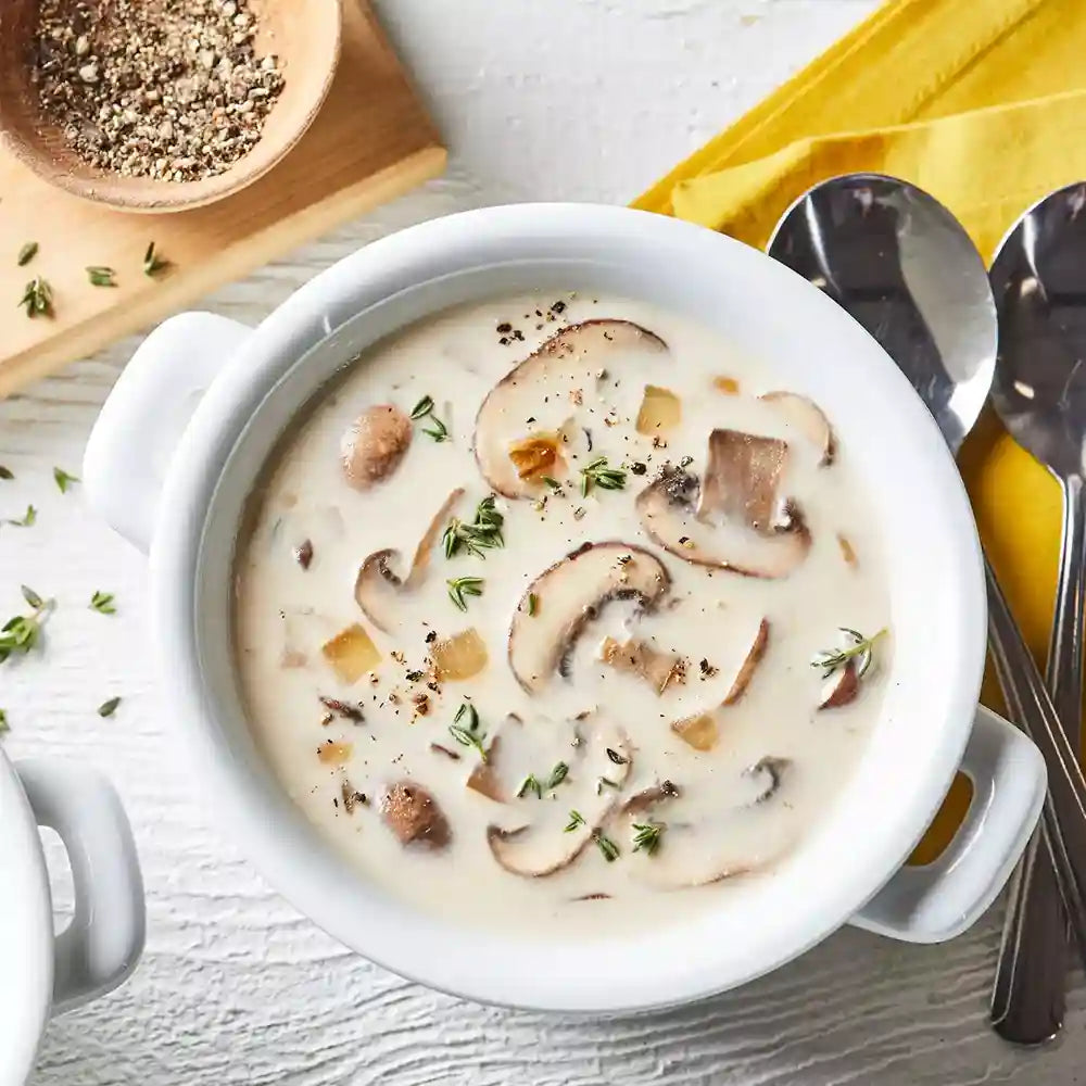 Waitrose Mushroom Soup with Croutons